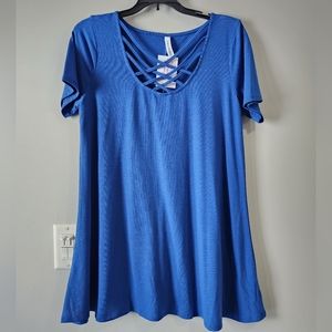 Zenana Premium criss cross top